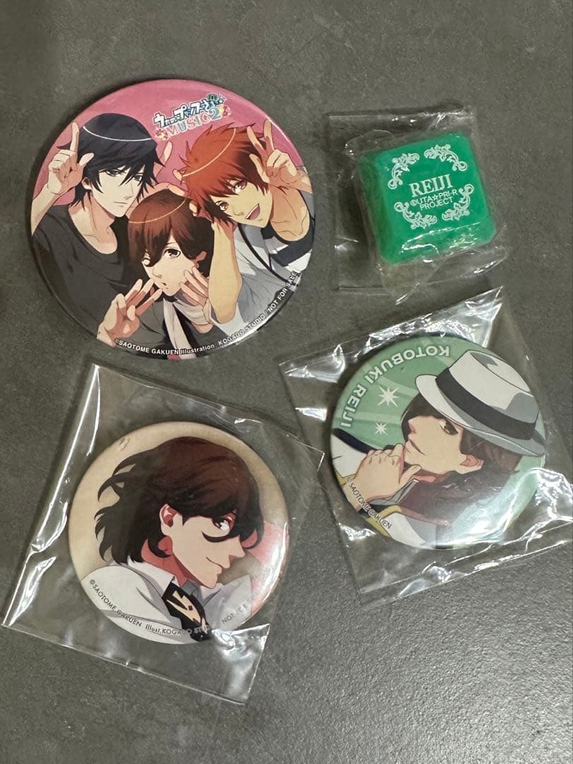 うたプリ カルナイ 寿嶺二 缶バッジ リングライト セット - メルカリ