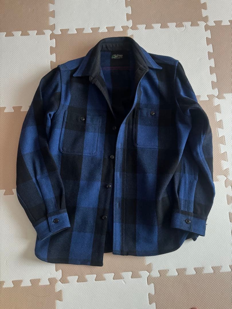 し*ん様 SUGAR CANE シュガーケーン　ウールチェックシャツジャケット