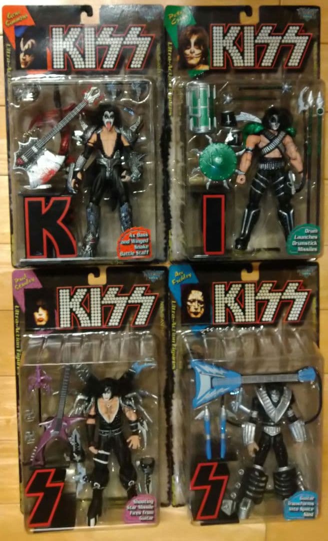 KISS ウルトラアクションフィギュア 4体セット 1997