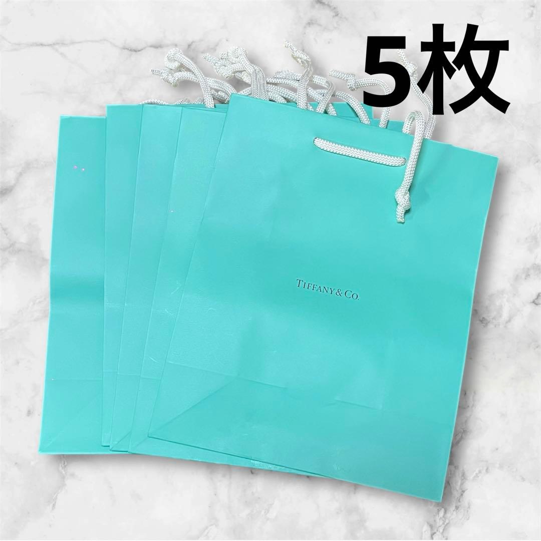 美品】ティファニー紙袋 ショッパー 5枚セット - メルカリ