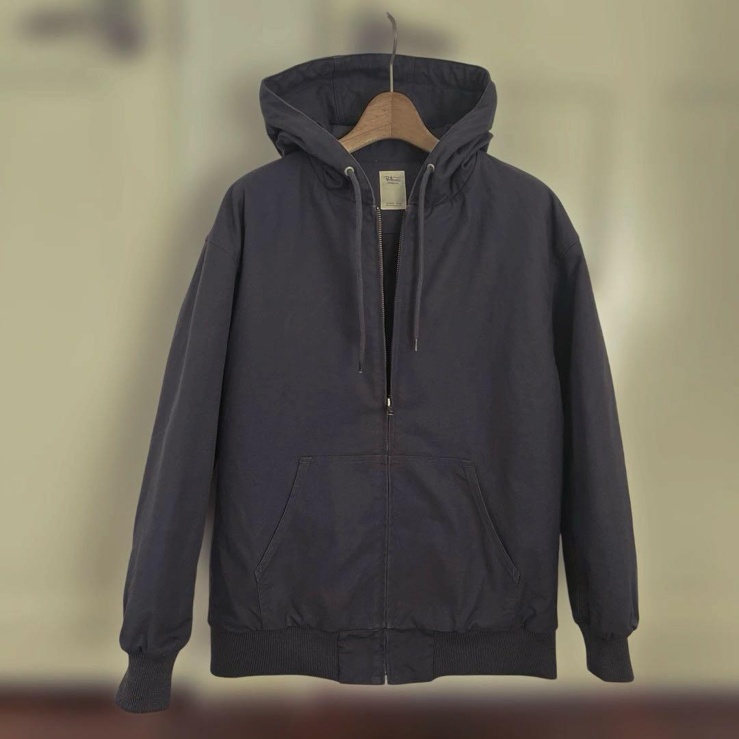 ロンハーマン フード付き 中綿入りブルゾン スミクロメンズS