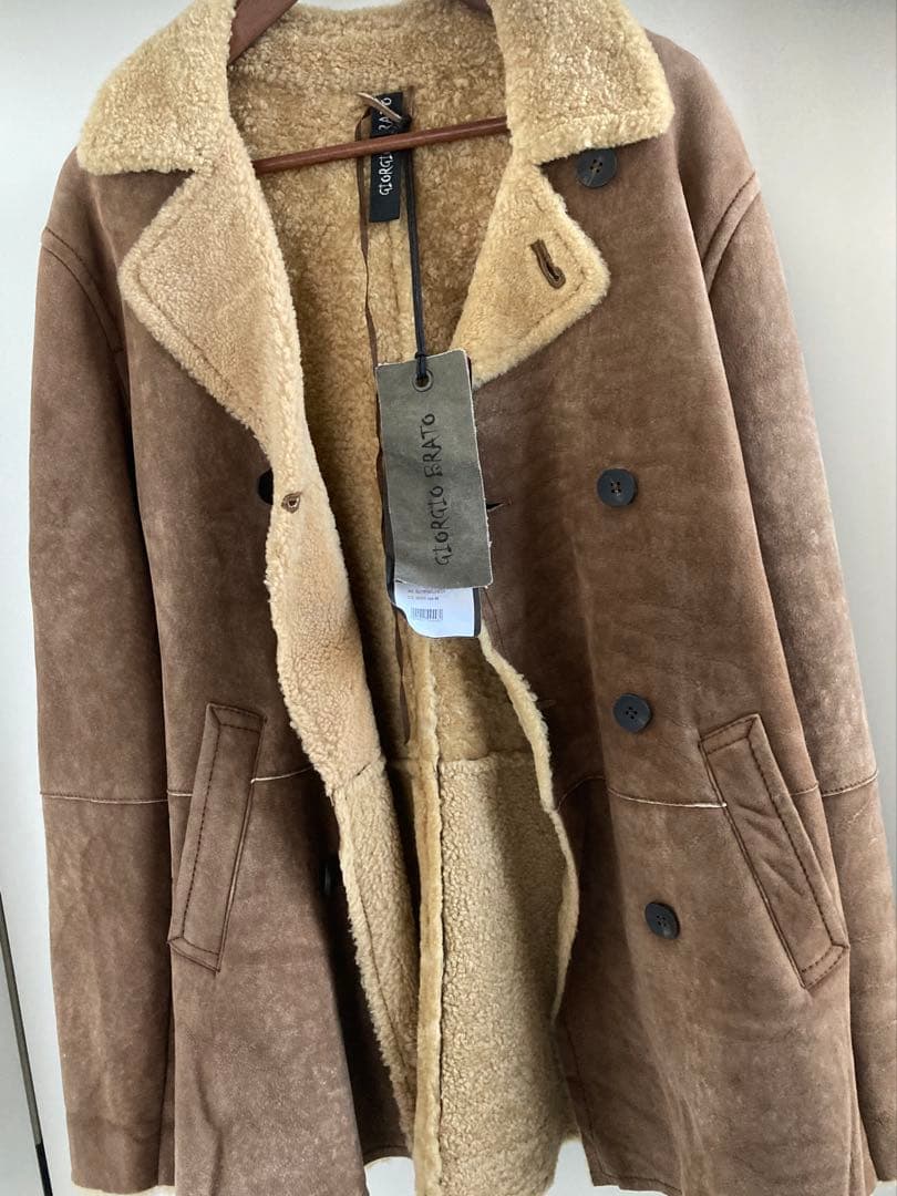 T*a様 GIORGIO BRATO ブラウン レザー　ムートン　ジャケット