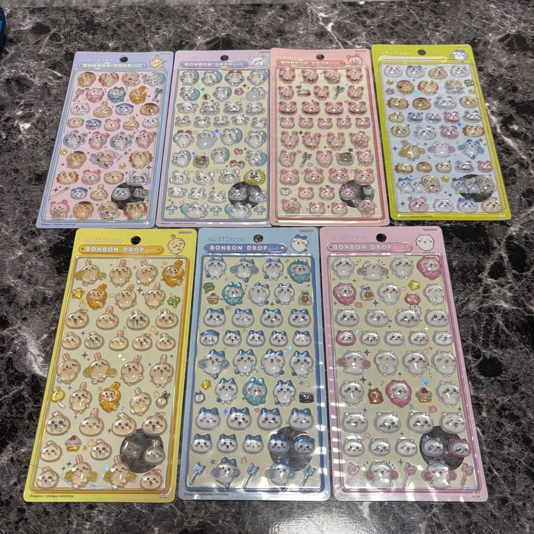 ボンボンドロップシール ちいかわ 7種セット 正規品