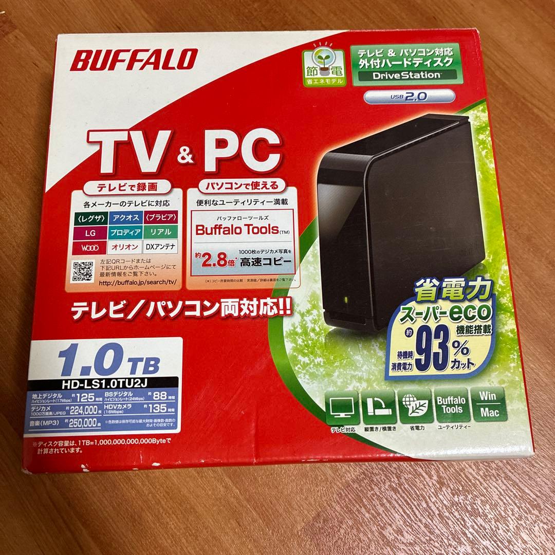 【新品、未使用】BUFFALO HD-LSU2.0TU2J 1TB 外付けHDD バッファロー、スーパーeco機能搭載の外付けHDD - 価格.com