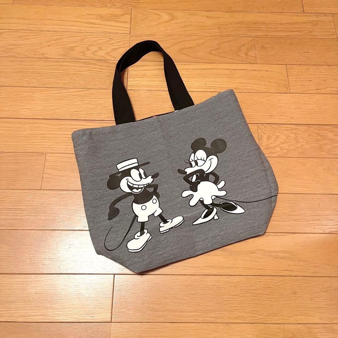 未使用♡シェル cher デニム トートバッグ リバーシブル ミッキー