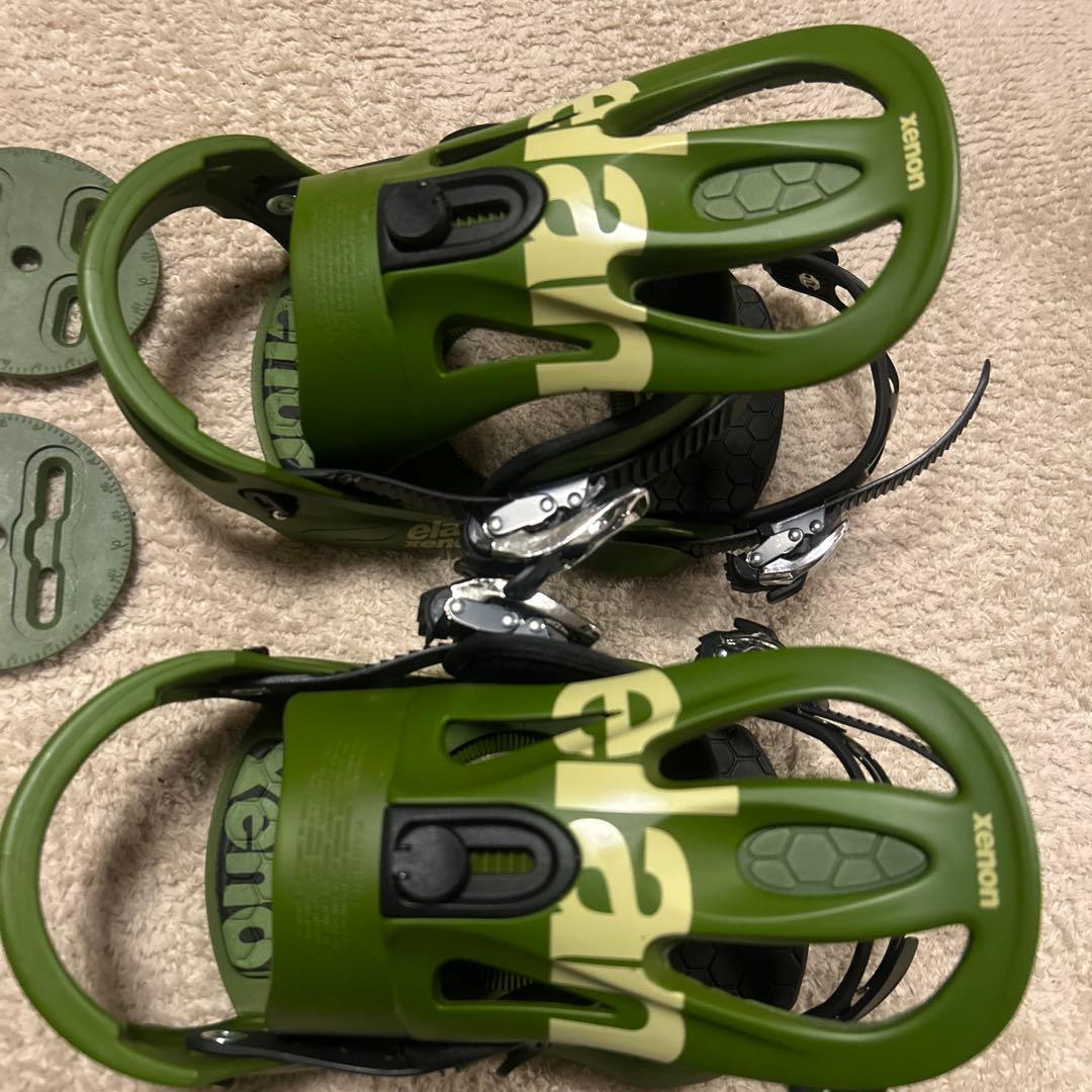 elan xenon スノーボードビンディング グリーン サイズL - メルカリ