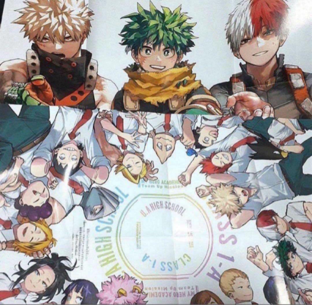 最安値♪ メルカリ便発送‼︎ ヒロアカ 両面ポスター 2枚セット 最強