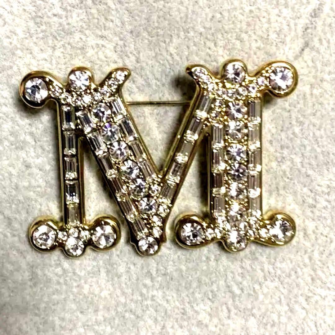 MAX MARA マックスマーラー　M型ブローチ　ゴールド 楽天市場】MAX MARA マックスマーラー BATHP Brooch ブローチ