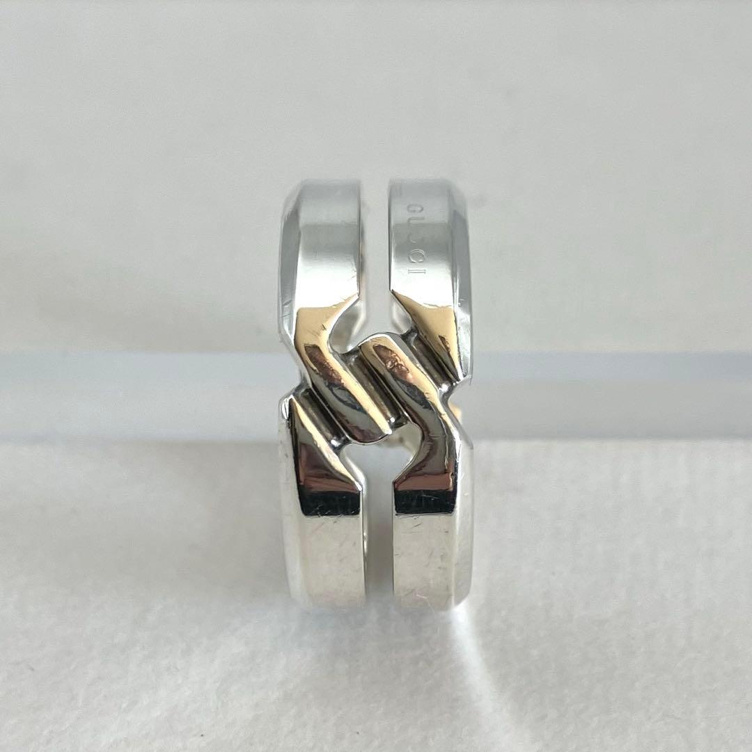 美品 GUCCI グッチ インフィニティ ノット リング Ag925 約22号 - メルカリ