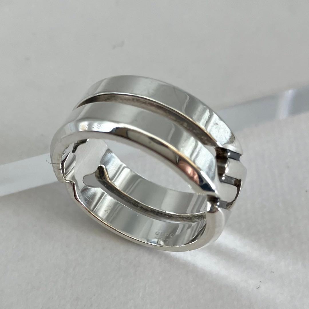 美品 GUCCI グッチ インフィニティ ノット リング Ag925 約22号 - メルカリ