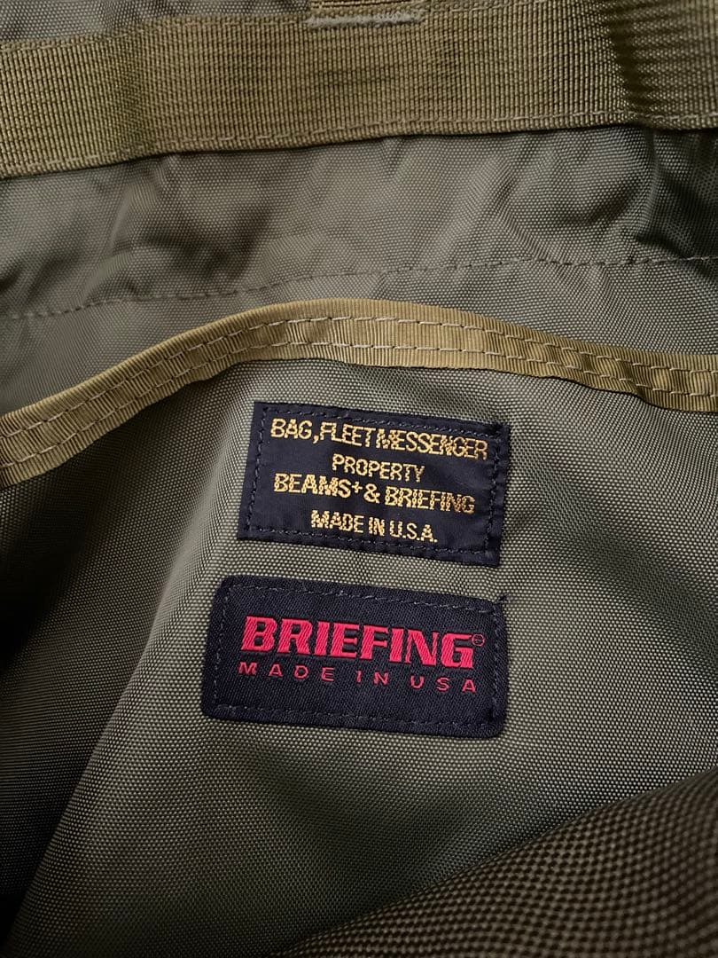 BEAMS PLUS 【別注】BRIEFING / MESSENGER BAG