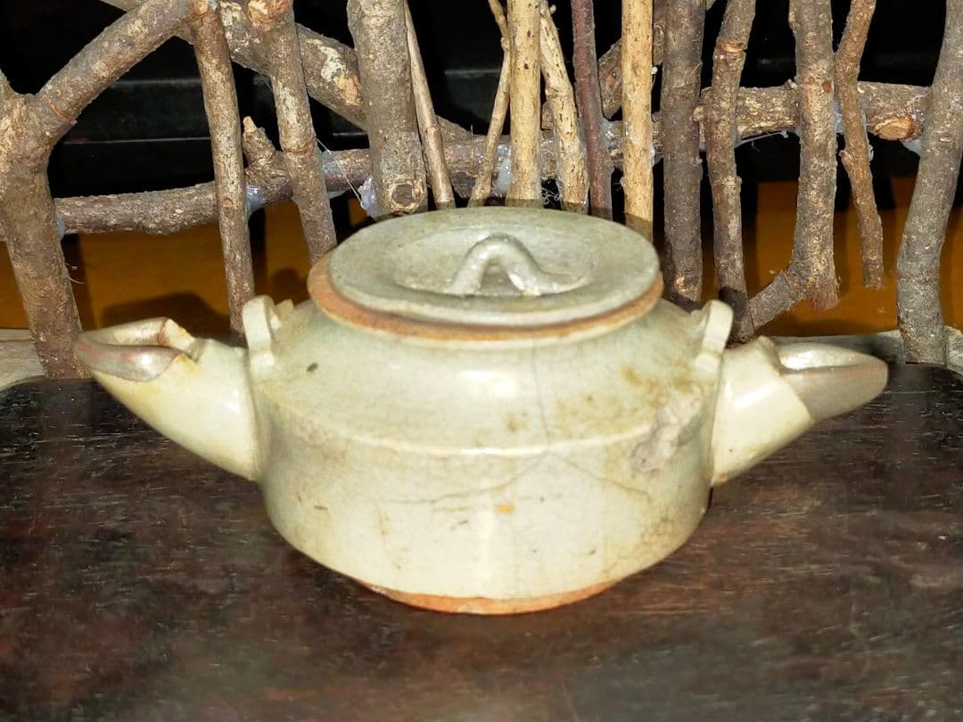 ♥御深井♥　急須　♥両口♥　発掘品　骨董　古玩