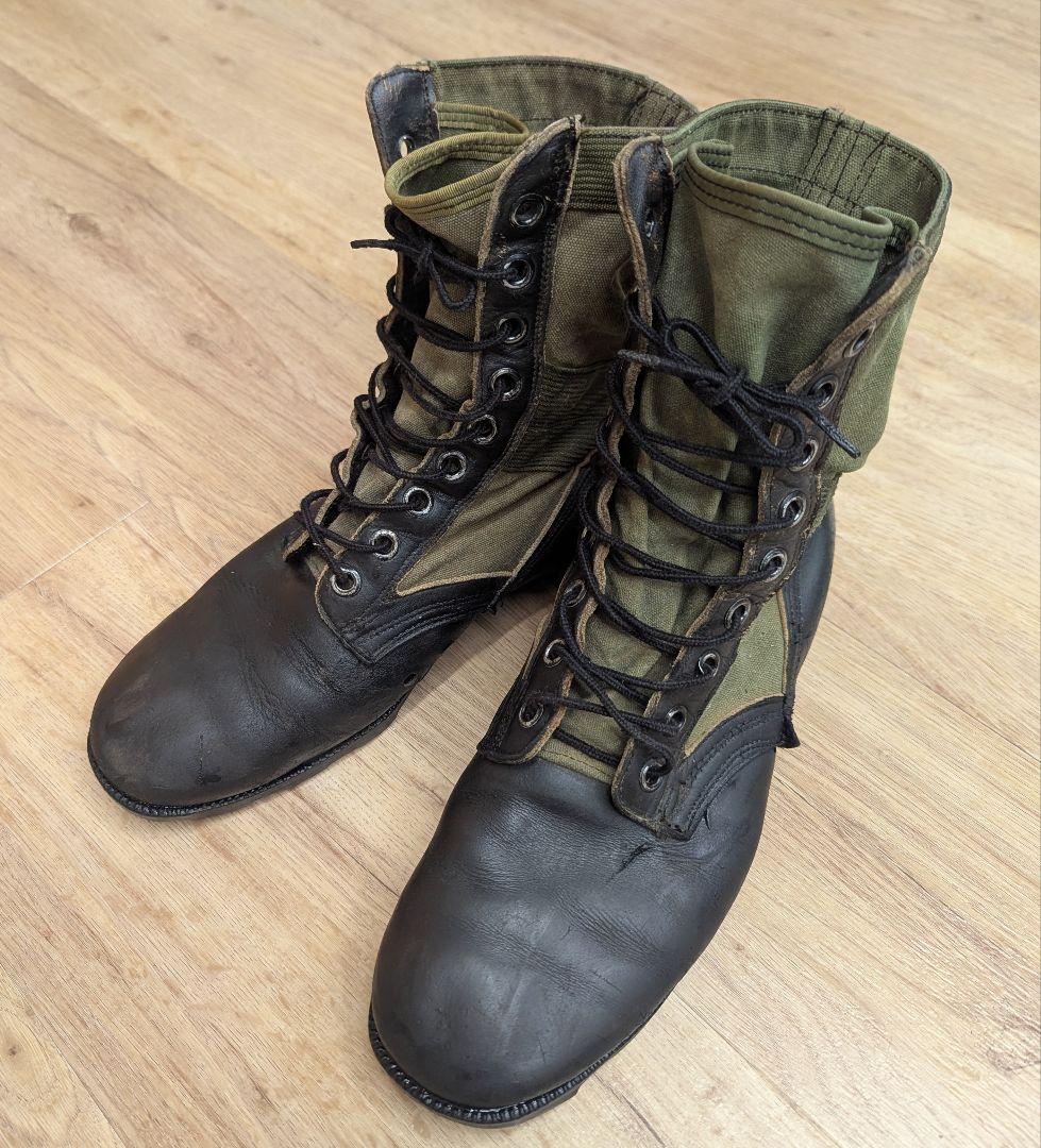 米軍実物 ジャングルブーツ OD ベトナム戦争 10 1/2R