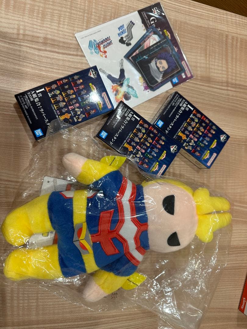 ヒロアカ 一番くじ 紡がれる想い E賞 オールマイトサウンドぬいぐるみ