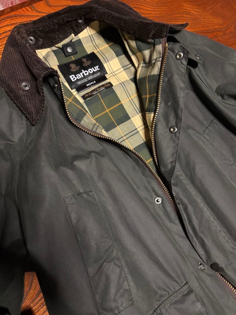 BarbourBEDALEセージ40 2023AW英国製正規品オイルドジャケット