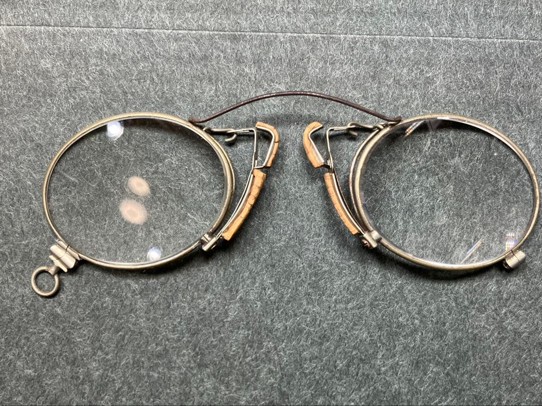 【A119】ヴィンテージ眼鏡　フィンチ眼鏡　拡大鏡　ドイツ仕入れ