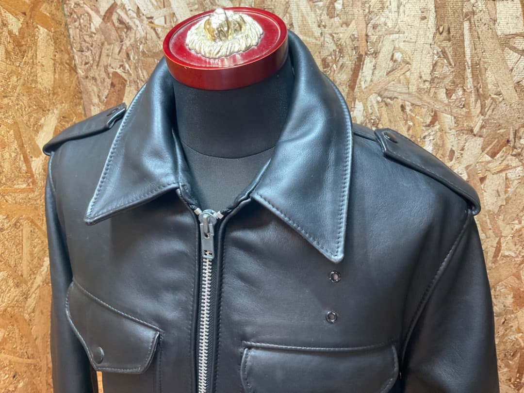 Schott ショット USA製 602 レザー ポリスマンジャケット 38 - メルカリ