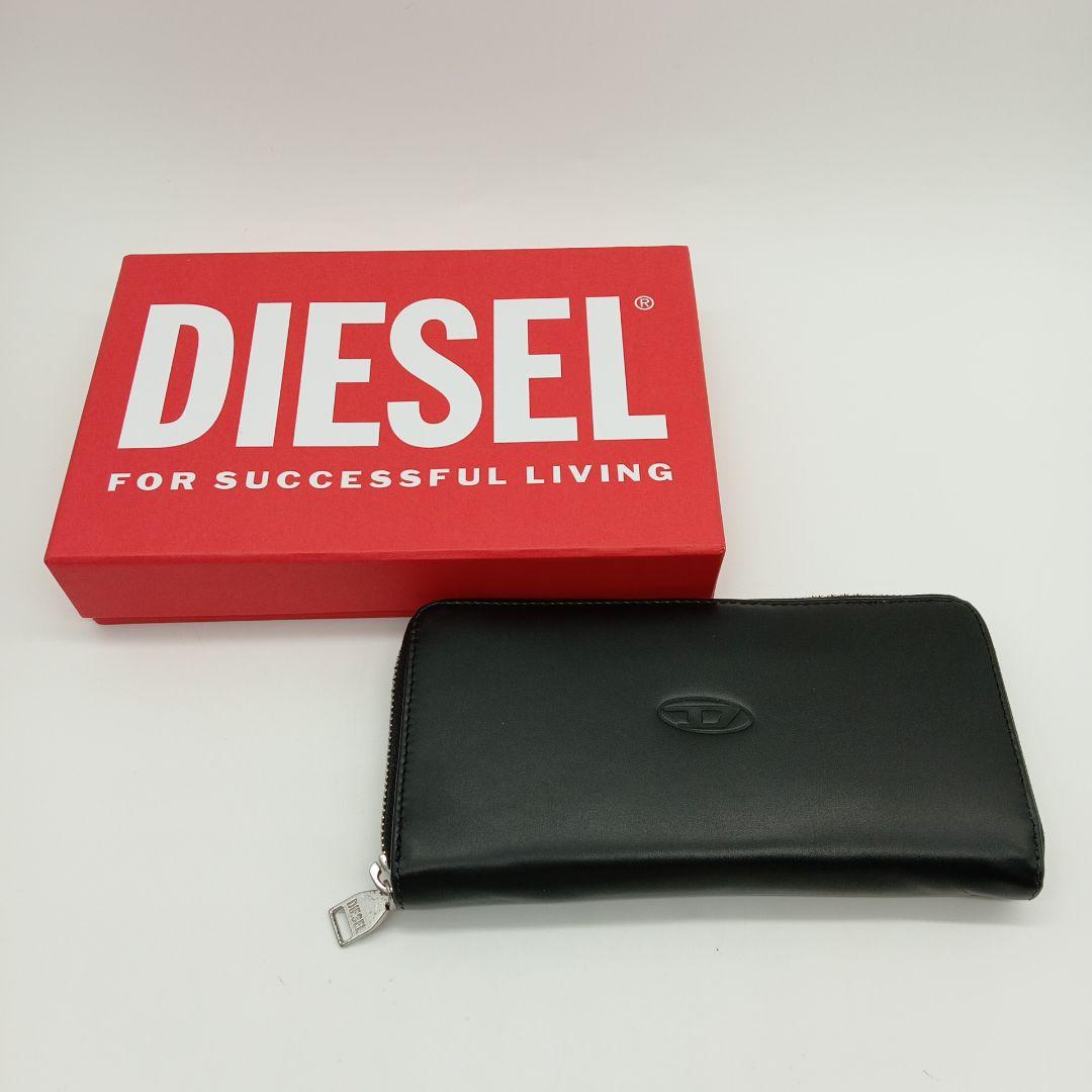 2-2619 DIESEL レザー 長財布