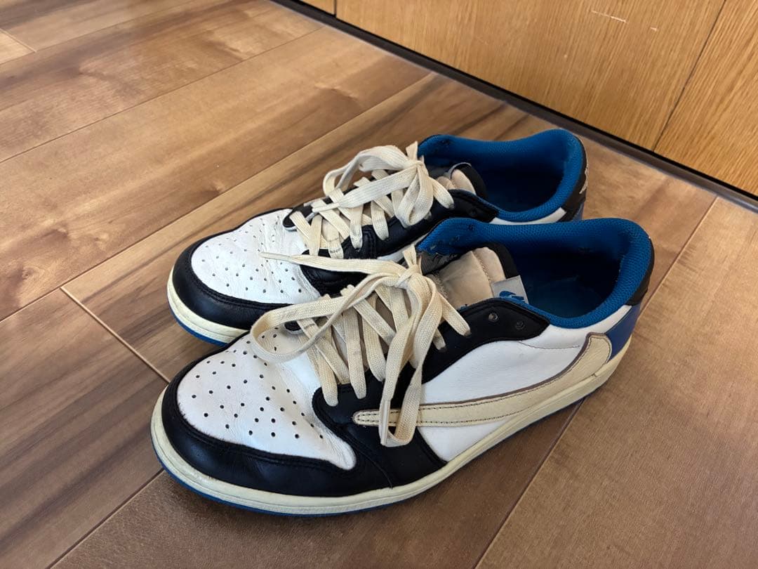 NIKE travis Scott×Fragment AJ1 low
