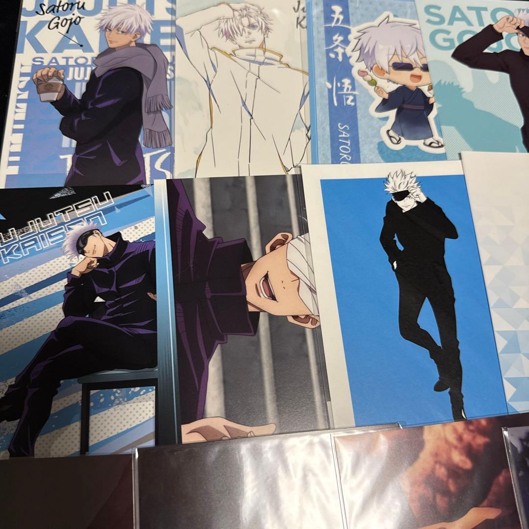 呪術廻戦 五条悟 ポストカード イラストカード 28点まとめ売り - メルカリ