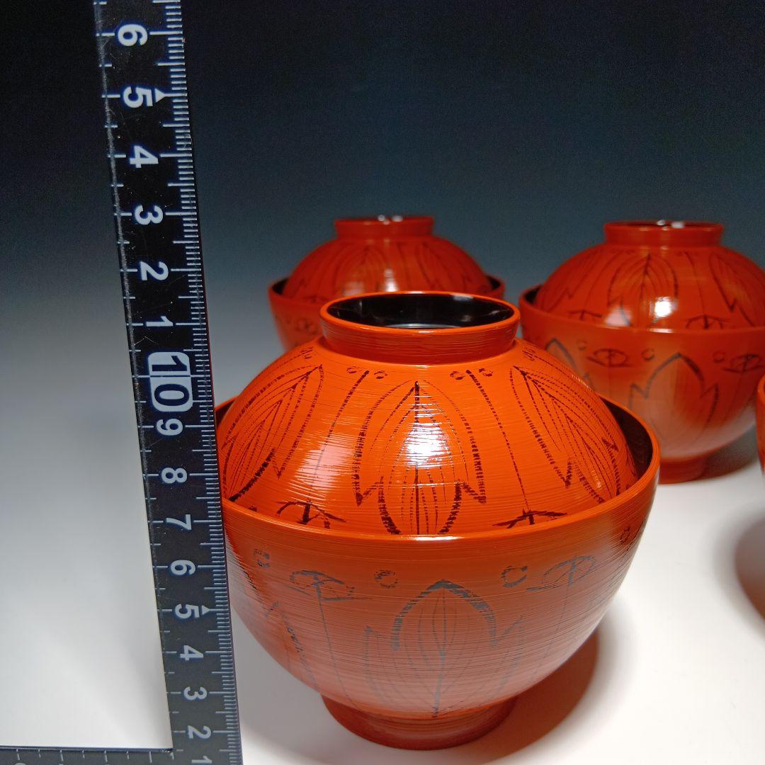 最終値下げ輪島塗 剣牡丹模様付 吸物碗5客 共箱 美品 - メルカリ