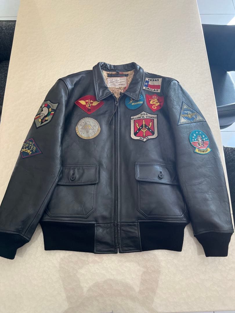 AVIREX レザージャケット 羊革