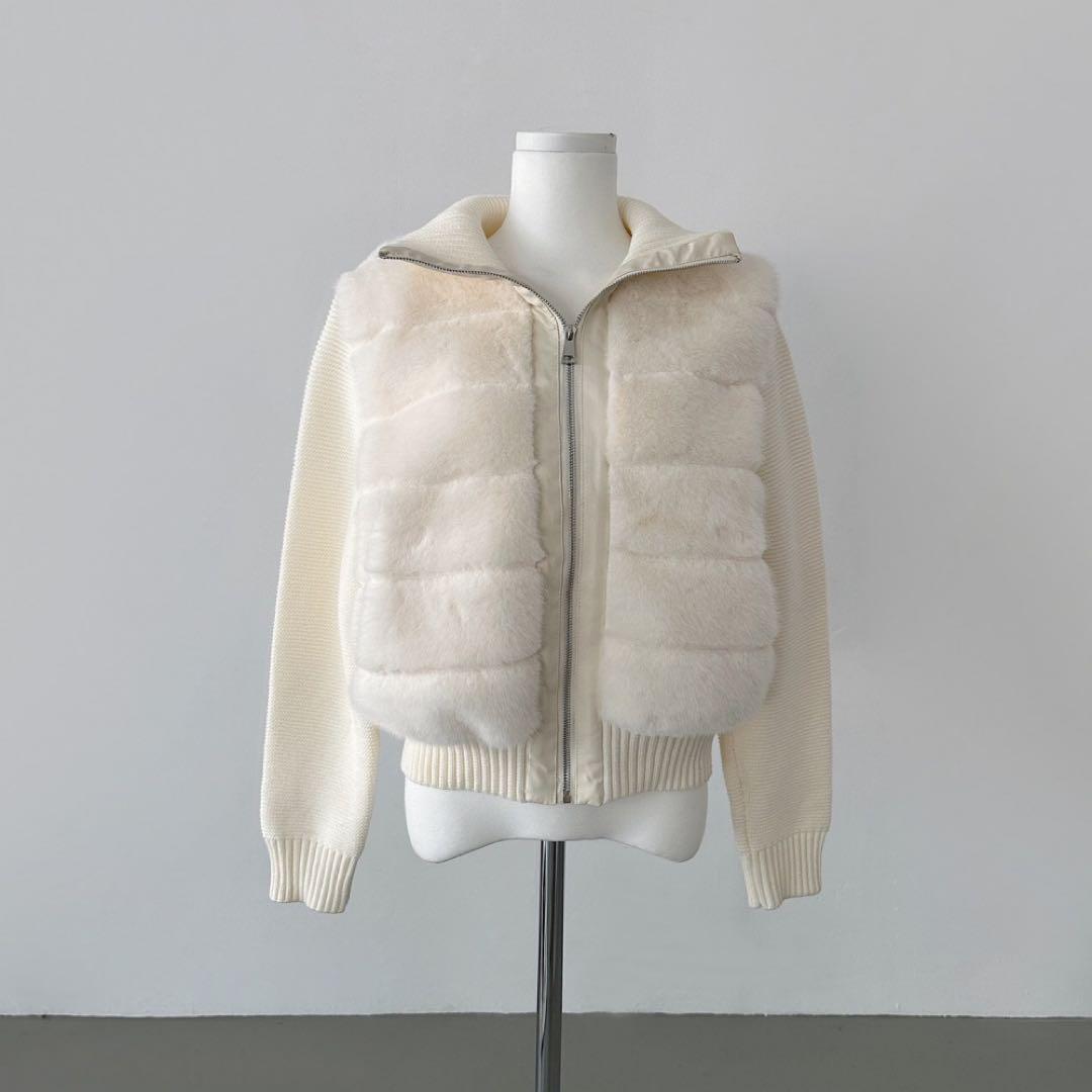 ニットスリーブエコファーダウンジャンパー - メルカリ