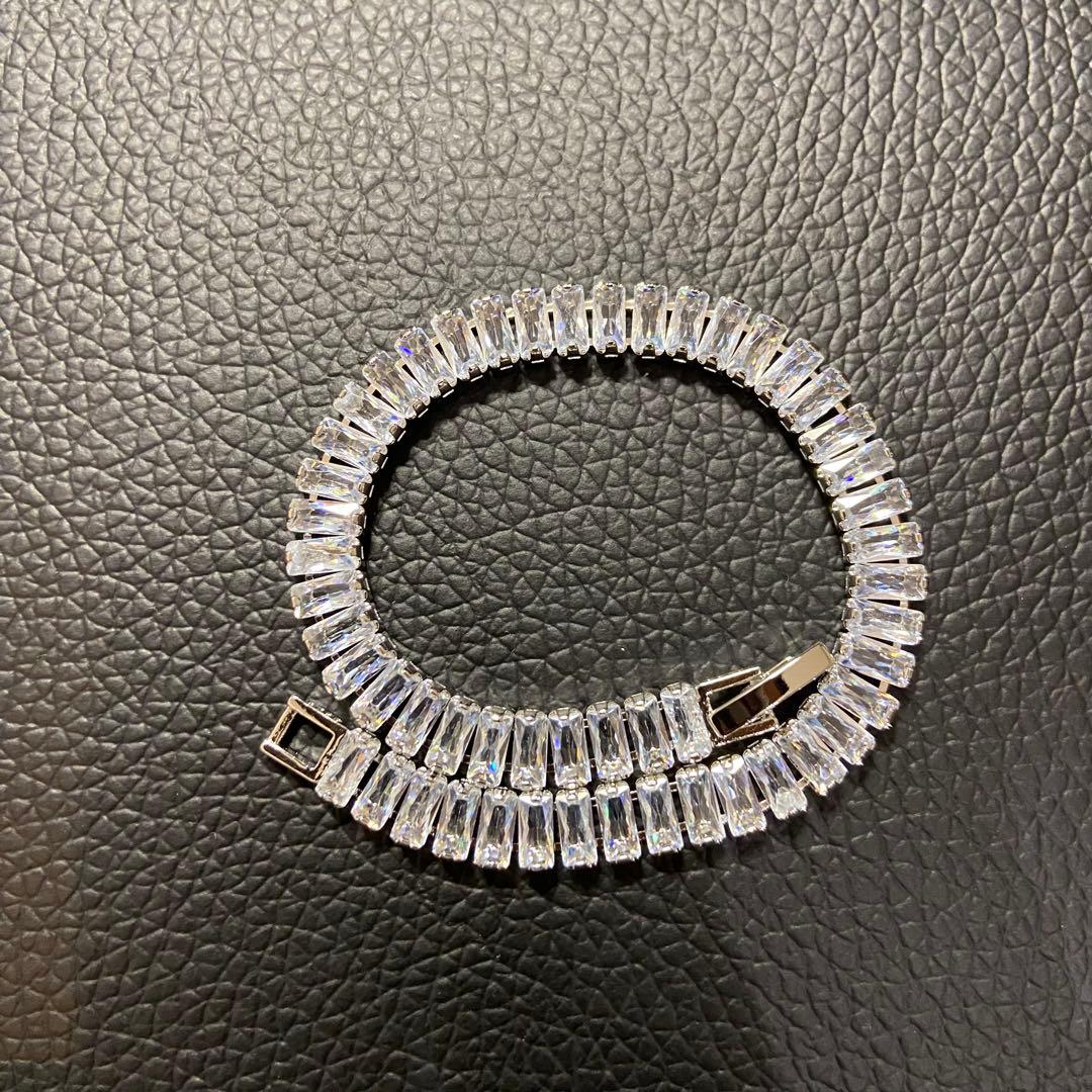 rykey着用 18k gp テニスブレスレット シルバー