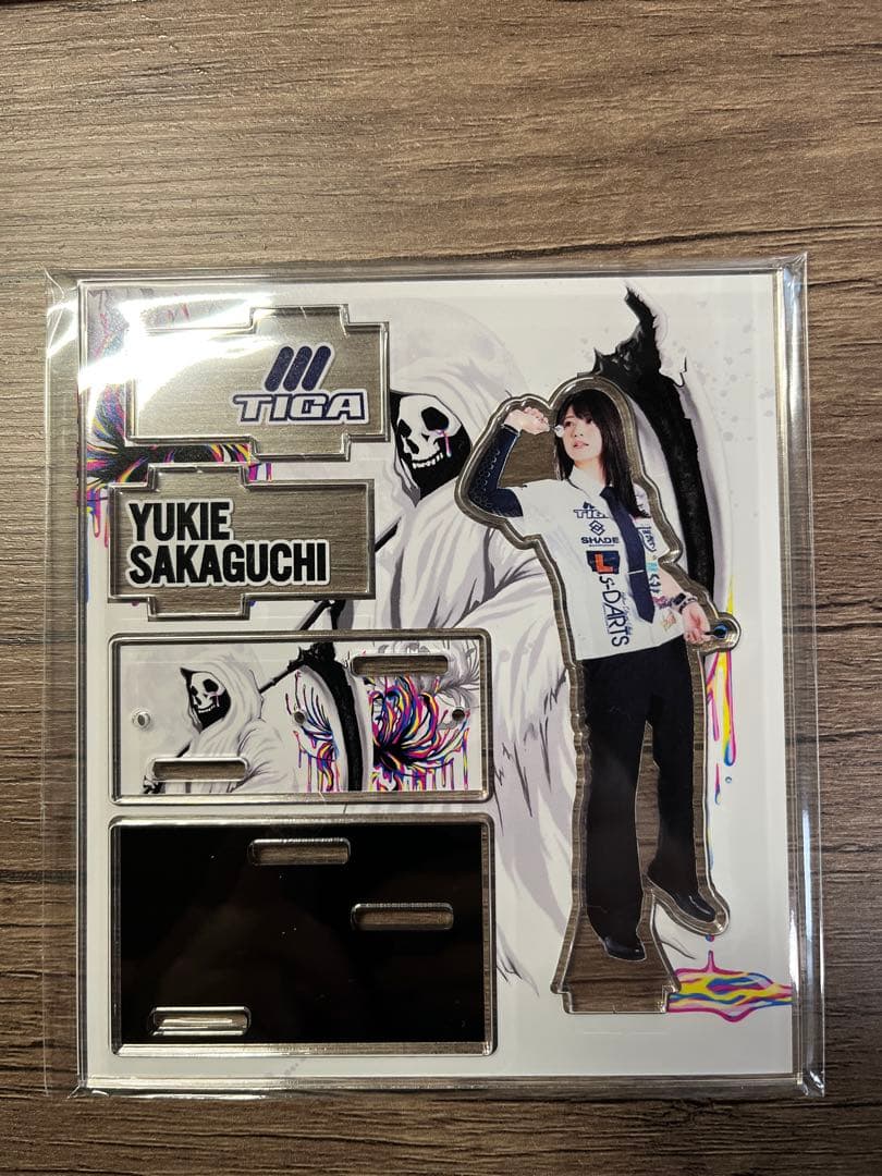 ※あるとさん専用※坂口優希恵選手　ダーツ アクリルスタンド　TIGA祭り　B賞 坂口優希恵選手モデル クリスタルワン | TIGA DARTS JAPAN