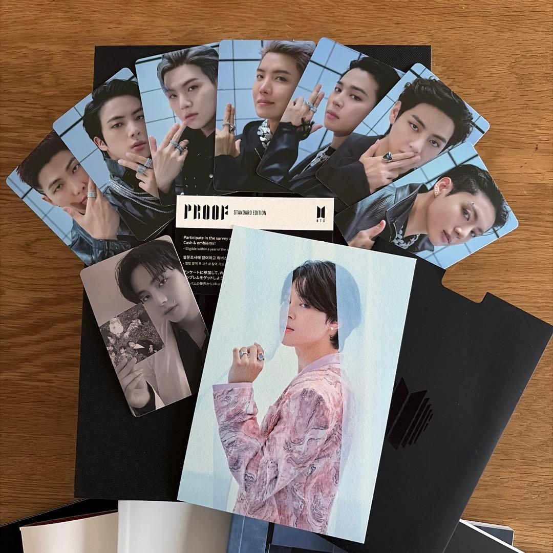 BTS PROOF アルバム ランダムトレカ/ V ポストカード/JIMIN - メルカリ