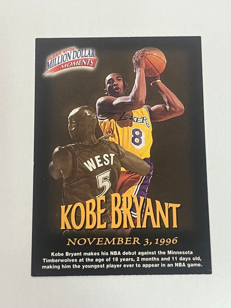 97/98 FLEER Kobe Bryant - メルカリ