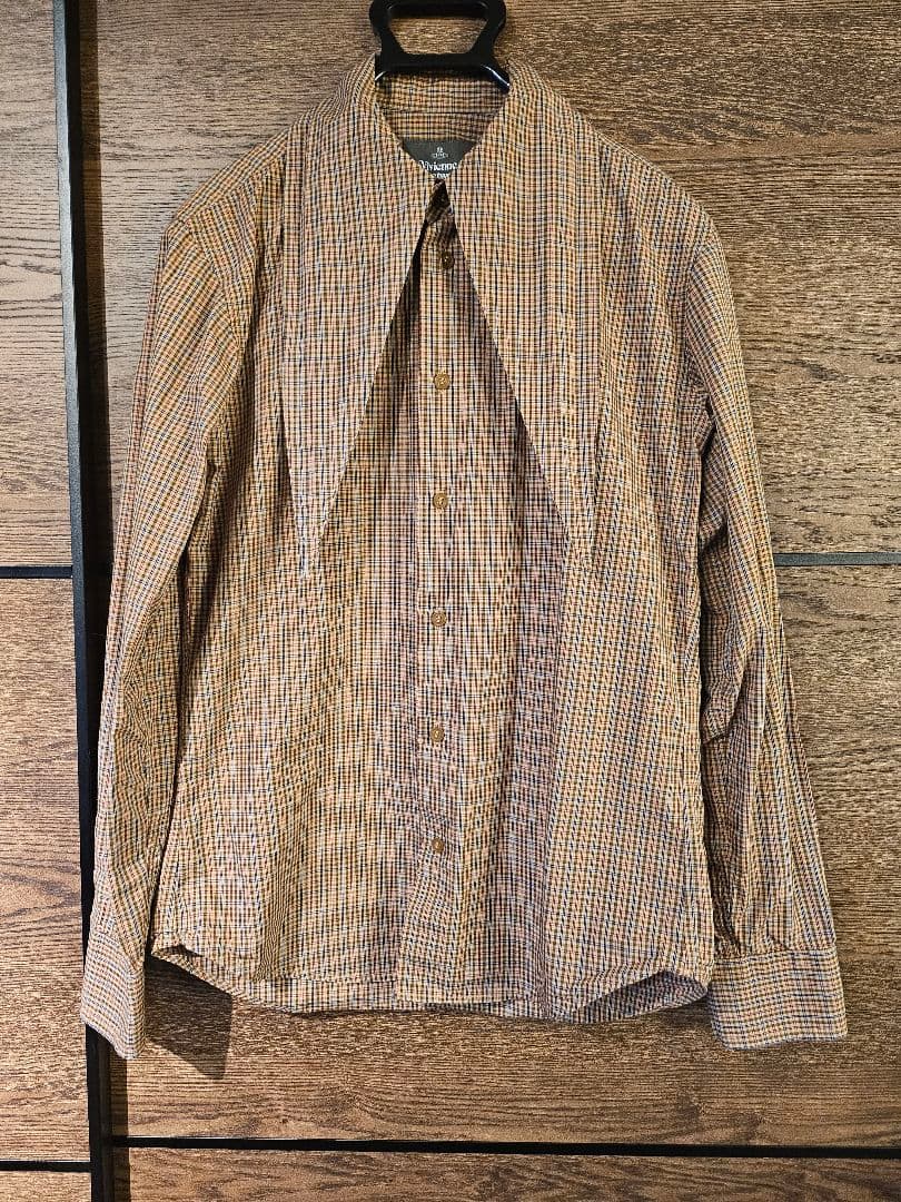 Vivienne Westwood チェック柄長袖シャツ 46