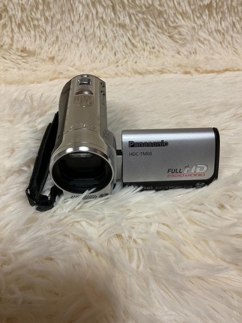 【美品　簡易動作確認済】Panasonic　HDC-TM60　シルバー　ビデオ