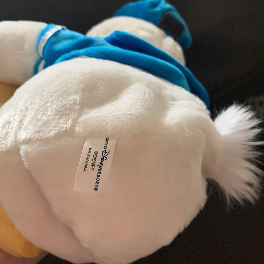 ディズニー ドナルド パペット ぬいぐるみ 口をパクパクすると音がだる