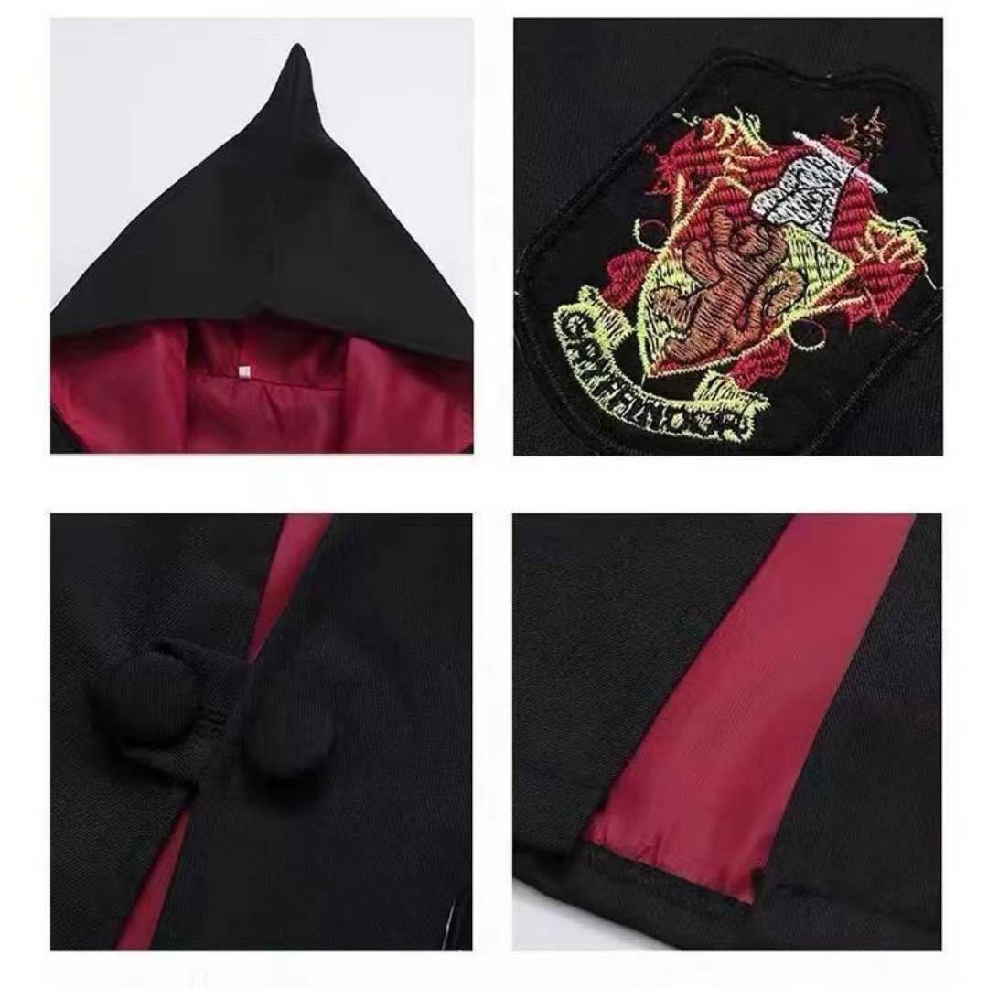 ハリーポッター コスプレ ローブ 杖 ネクタイ 2XL USJ グリフィン