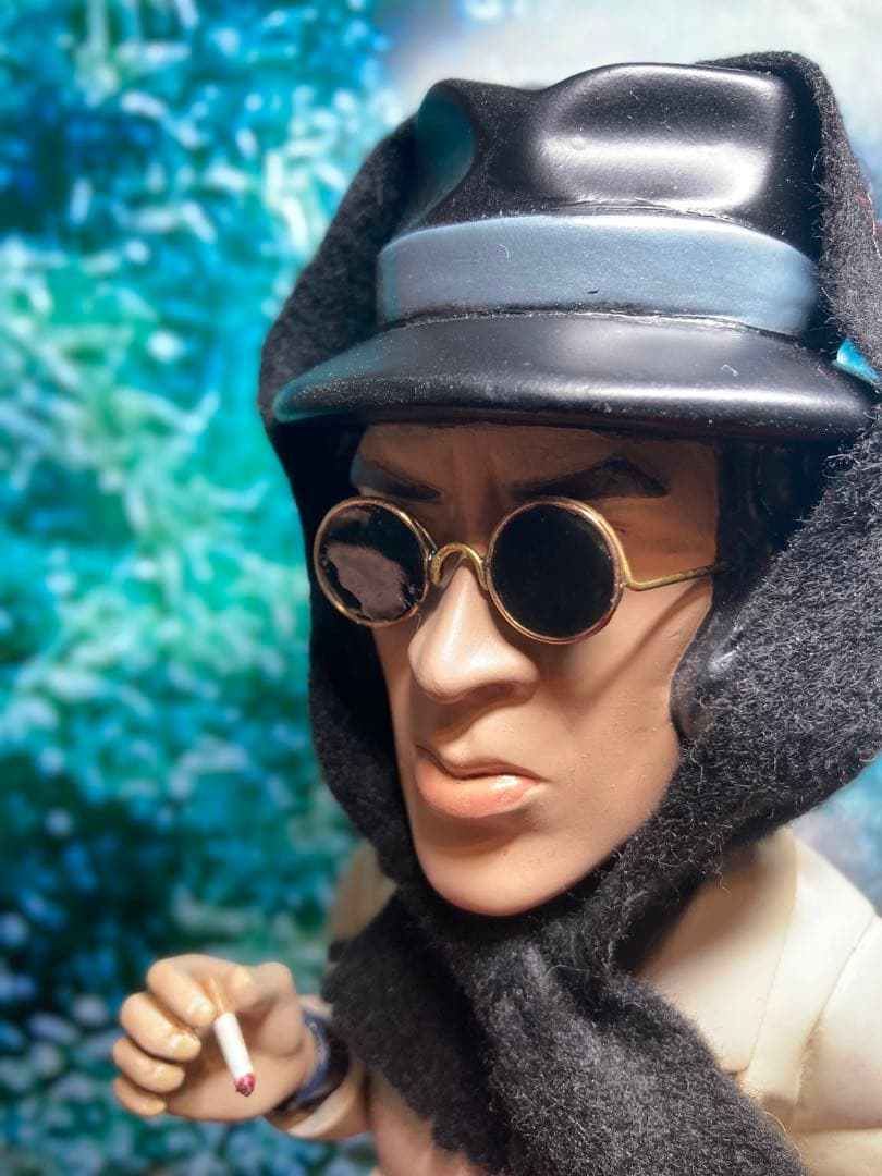 #松田優作#探偵物語 サングラス マフラー付きフィギュア