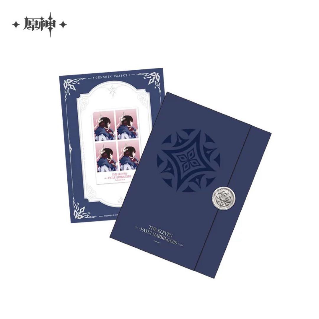 原神 霜痕と権炎 少女 証明写真セットコロンビーナ ファデュイ