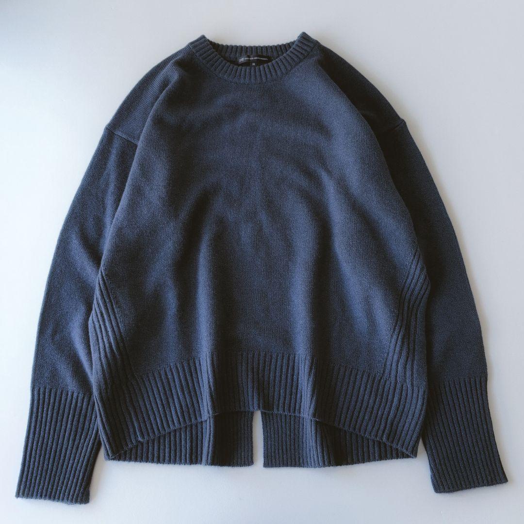 極美品23区　滝沢眞規子さん着用/洗えるウールカシミヤクルーネックニット38