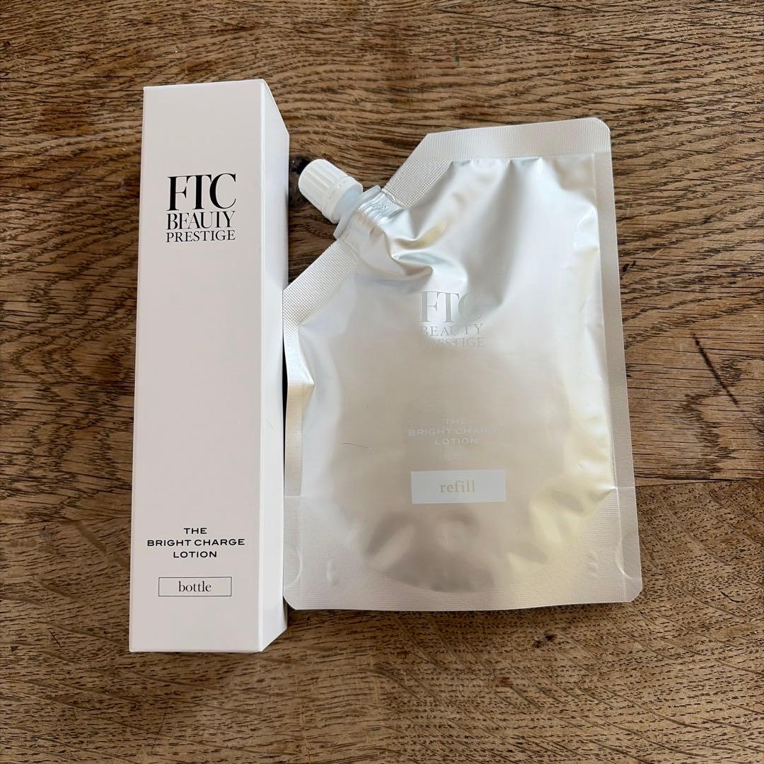FTC ザ・ブライトチャージローション　リフィル 100ml　＆　容器