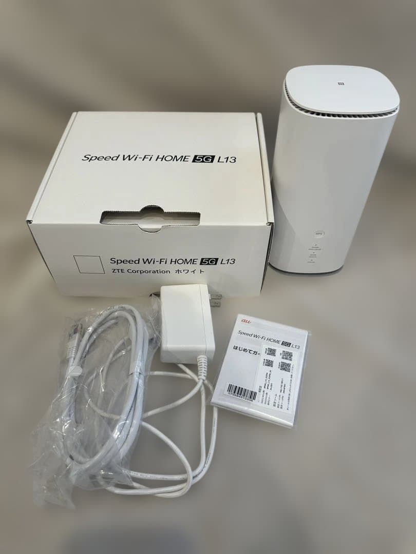 Speed Wi-Fi  5G L13（UQ WiMAXホームルーター）