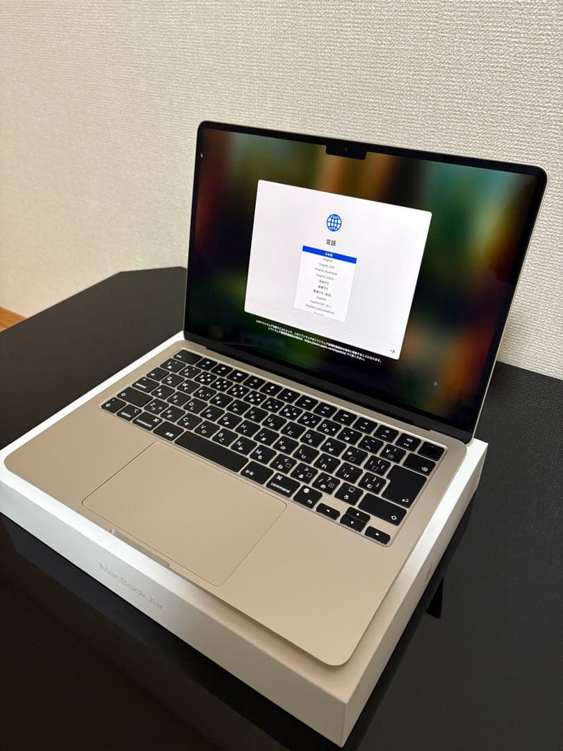 バッテリー100% MacBook Air M2 スターライト 16G 512G