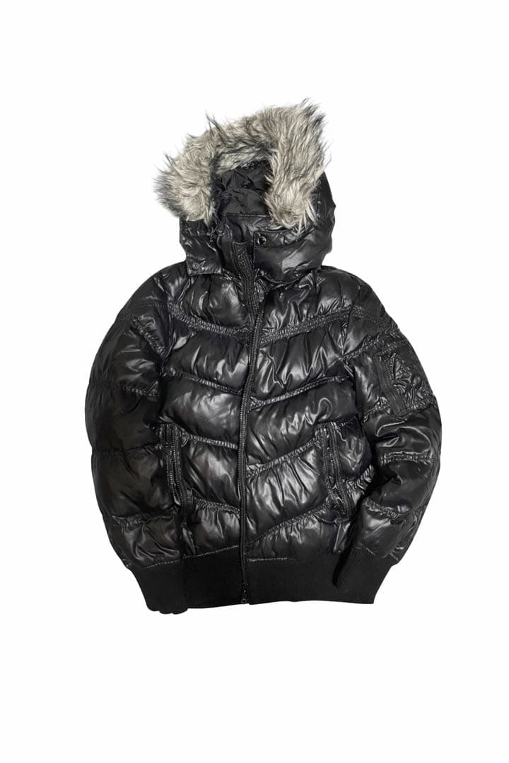 old uniqlo ファーダウン - メルカリ