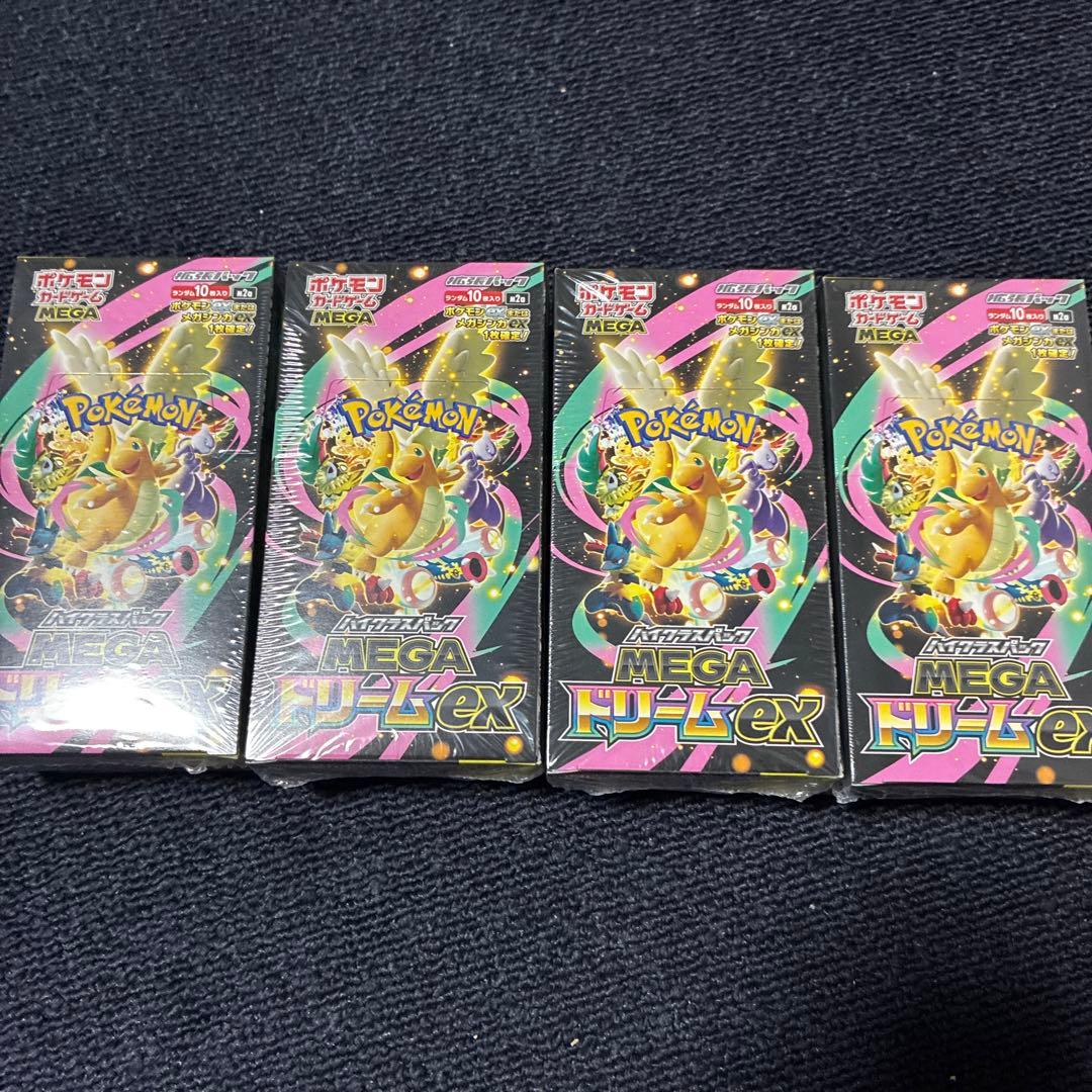MEGA ドリーム ex 4Box シュリンク付 - メルカリ