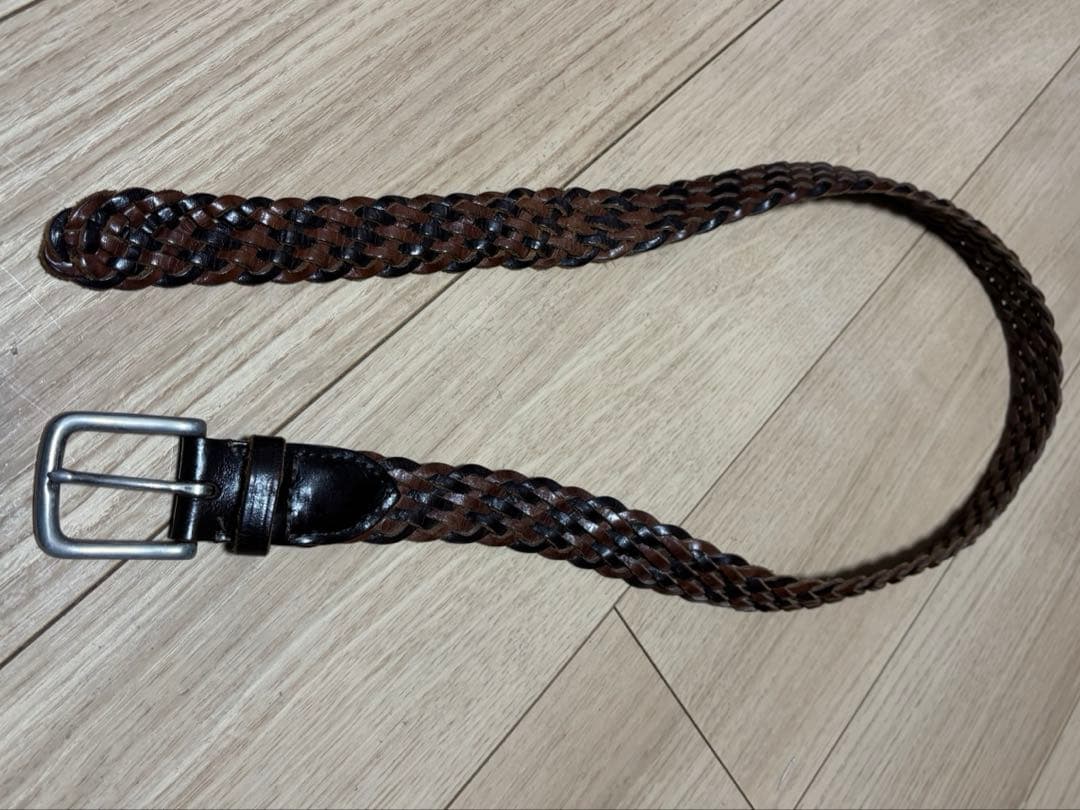 White house Cox レザーメッシュベルト ホワイトハウスコックス [Whitehouse Cox] のメッシュベルト | 革靴