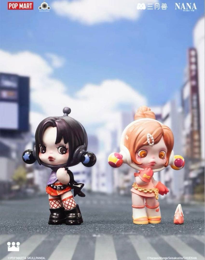 POP MART SKULLPANDA NANA 大崎ナナ 小松奈々 黒蝶様専用】 skullpanda NANA コラボ フィギュア ナナ&ハチ - メルカリ