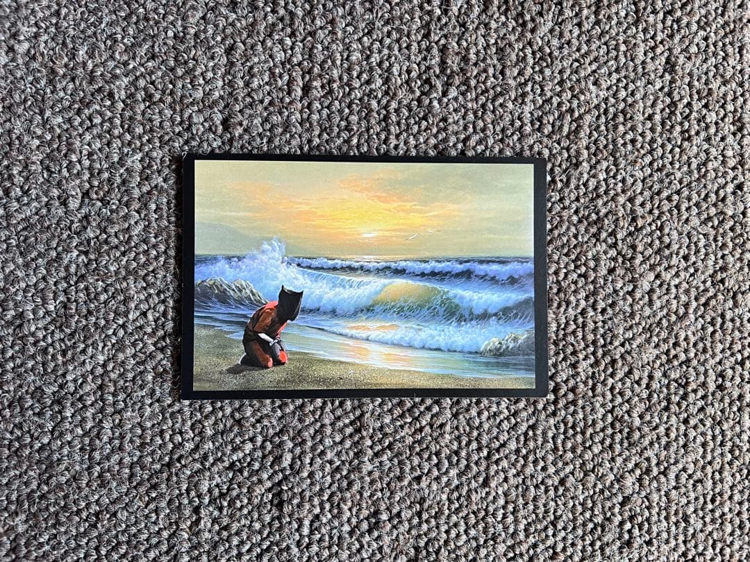 絵画 Banksy exhibition card