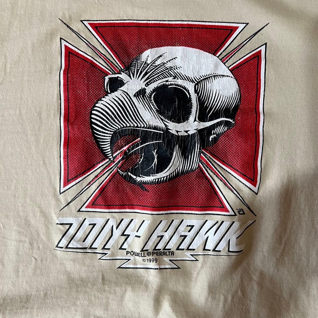 POWELL TONY HAWK Tシャツ Mサイズ トニーホーク - メルカリ