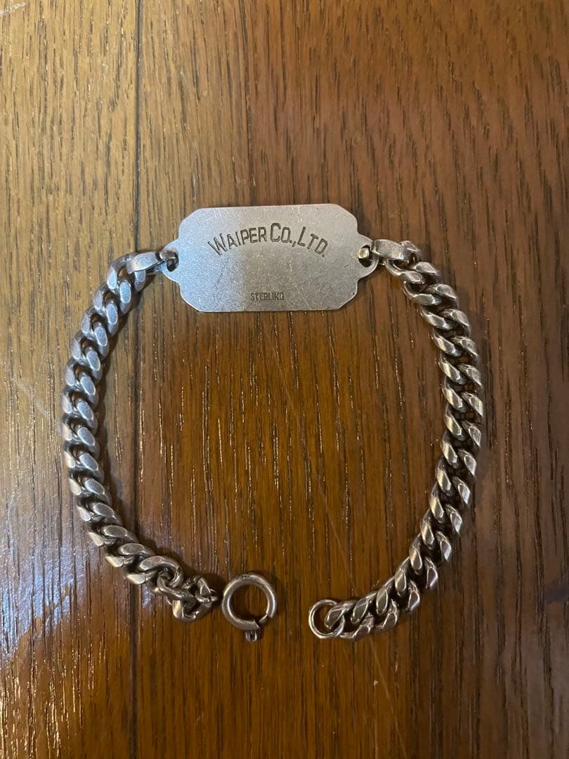 マ*2様 WAIPER 別注 ボタンワークス IDブレスレット