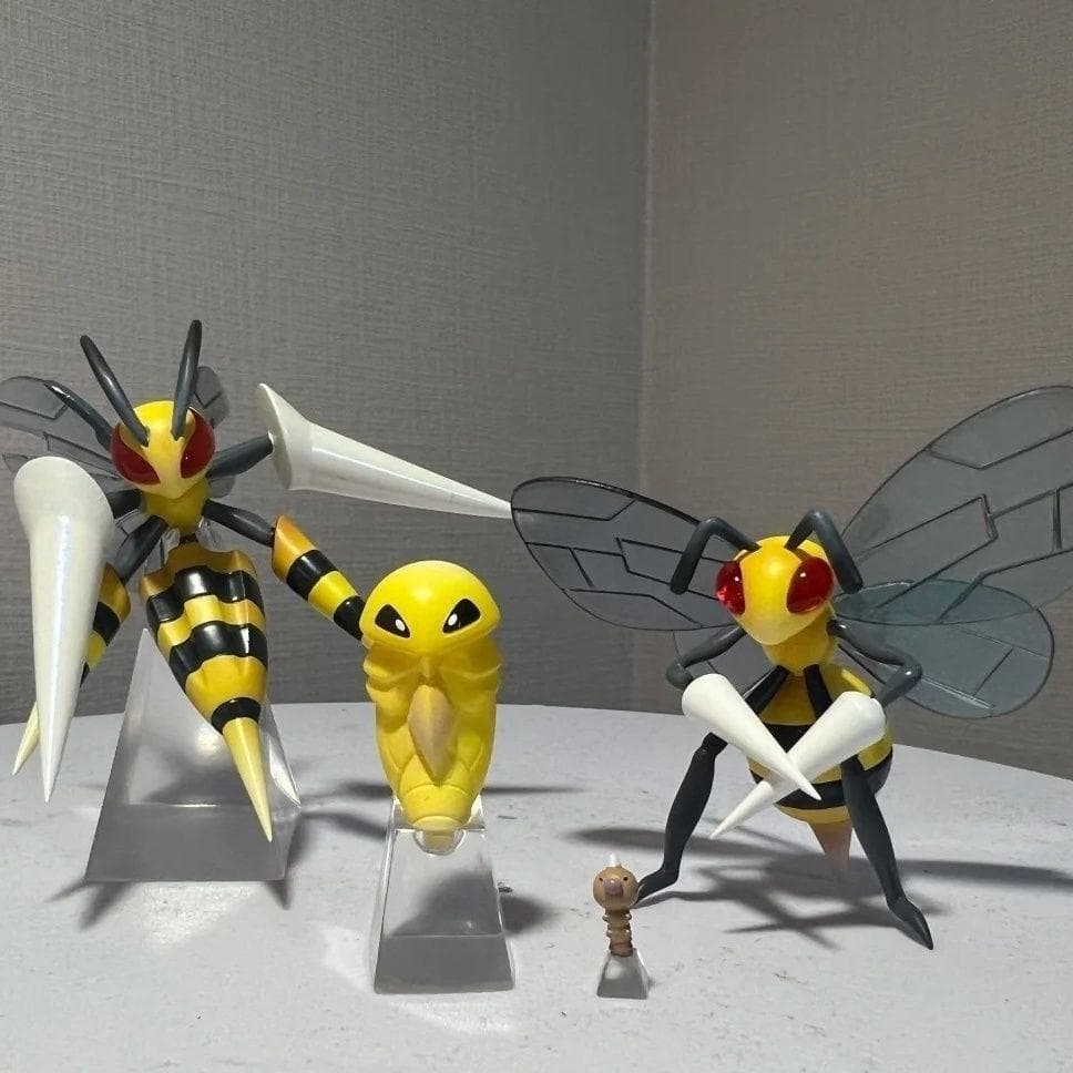 ポケモン ビードル・コクーン・スピアー・メガスピアー フィギュア4体