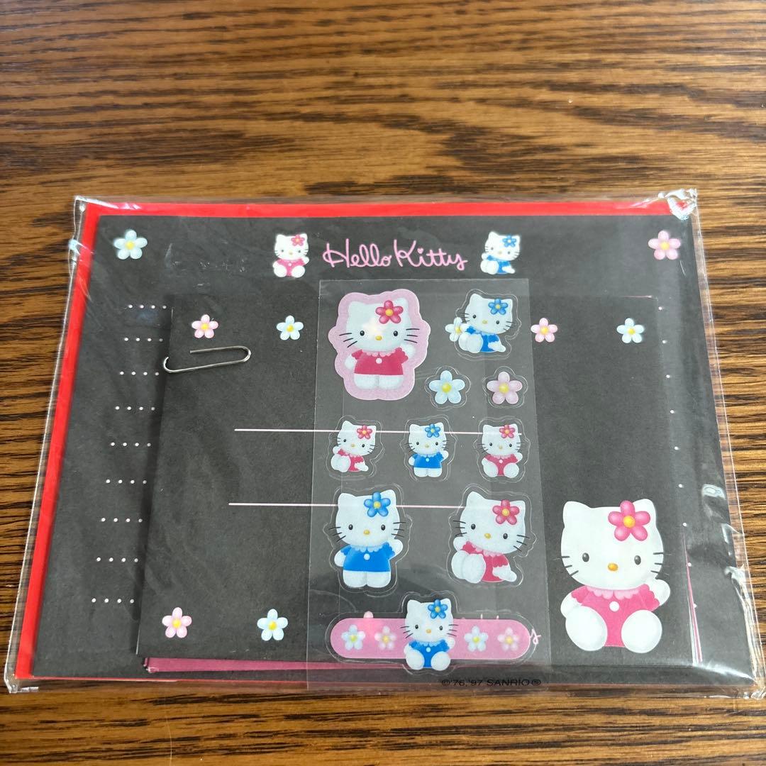 週末値下げ ハローキティ ミニレター 1997年 平成レトロ レア - メルカリ
